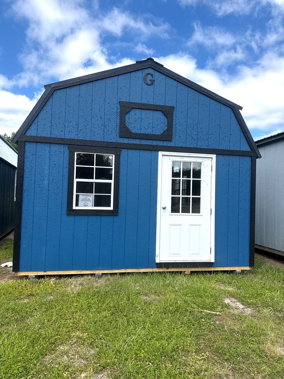 14x40 Corner Porch Lofted Barn Cabin at Willis Buildings