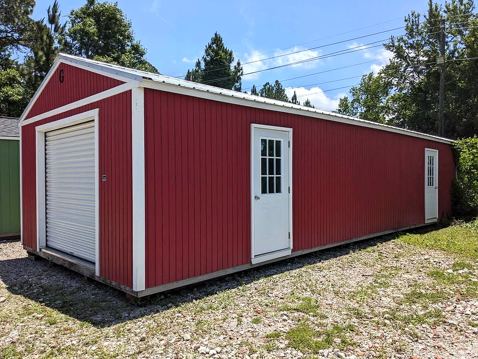 16x40 Garage at Graceland Storage Sheds and Buildings of Kingsland