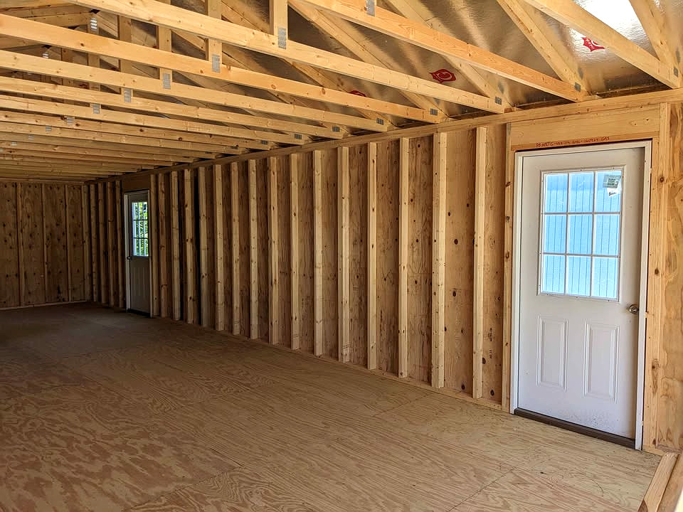 16x40 Garage at Graceland Storage Sheds and Buildings of Kingsland