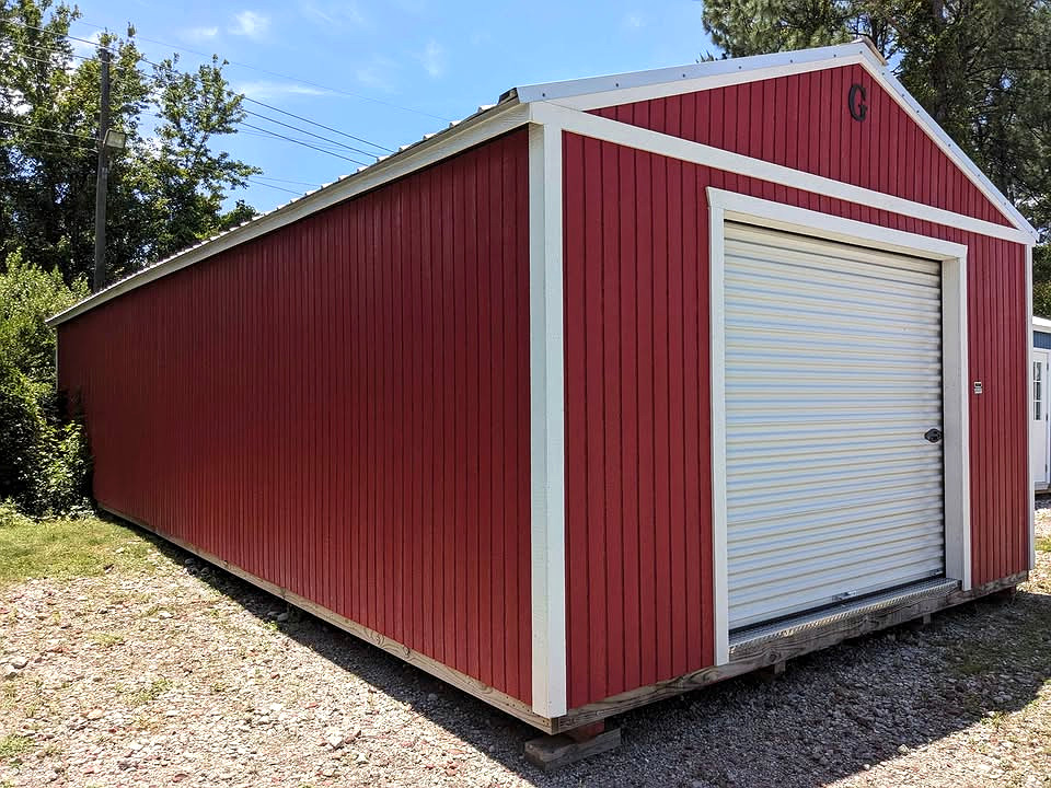 16x40 Garage at Graceland Storage Sheds and Buildings of Kingsland