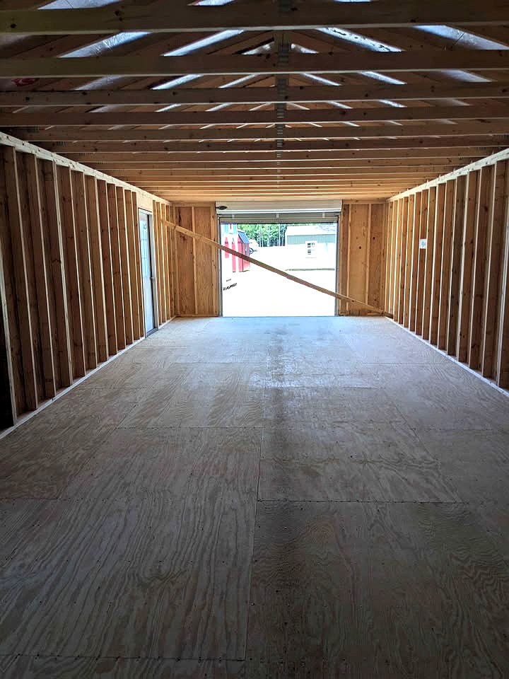16x40 Garage at Graceland Storage Sheds and Buildings of Kingsland