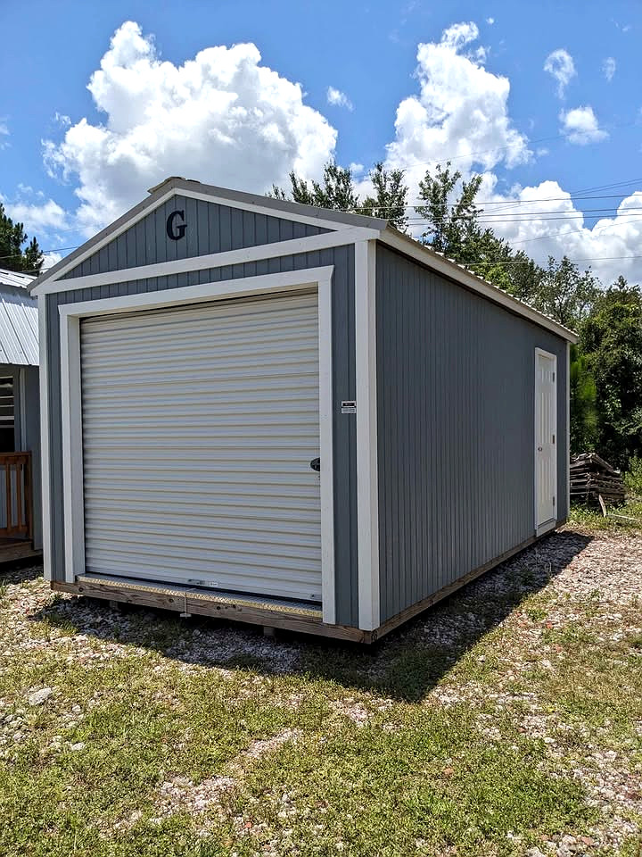 10x20 Garage at Graceland Storage Sheds and Buildings of Kingsland