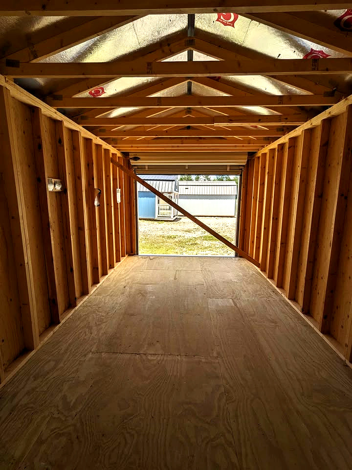 10x20 Garage at Graceland Storage Sheds and Buildings of Kingsland