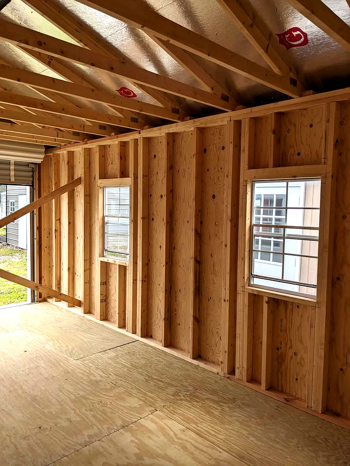 12x20 Garage at Graceland Storage Sheds and Buildings of Kingsland