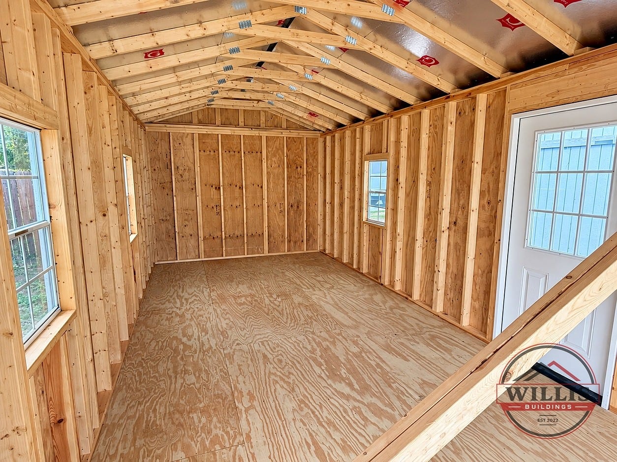 12x24 Garage at Willis Buildings