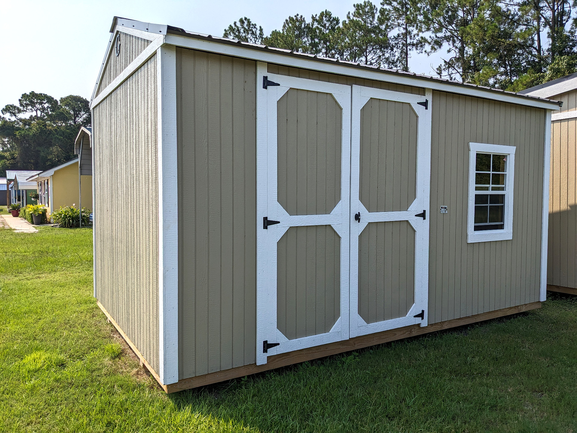 10x16 Garden Shed at Graceland Storage Sheds and Buildings of Kingsland