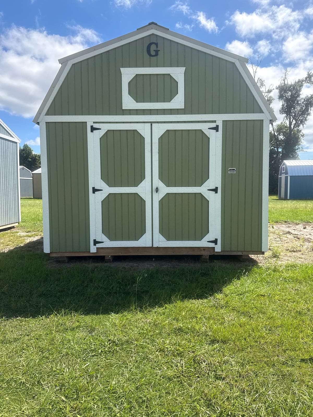 12x24 Lofted Barn at Moultrie Lot- Willis Buildings