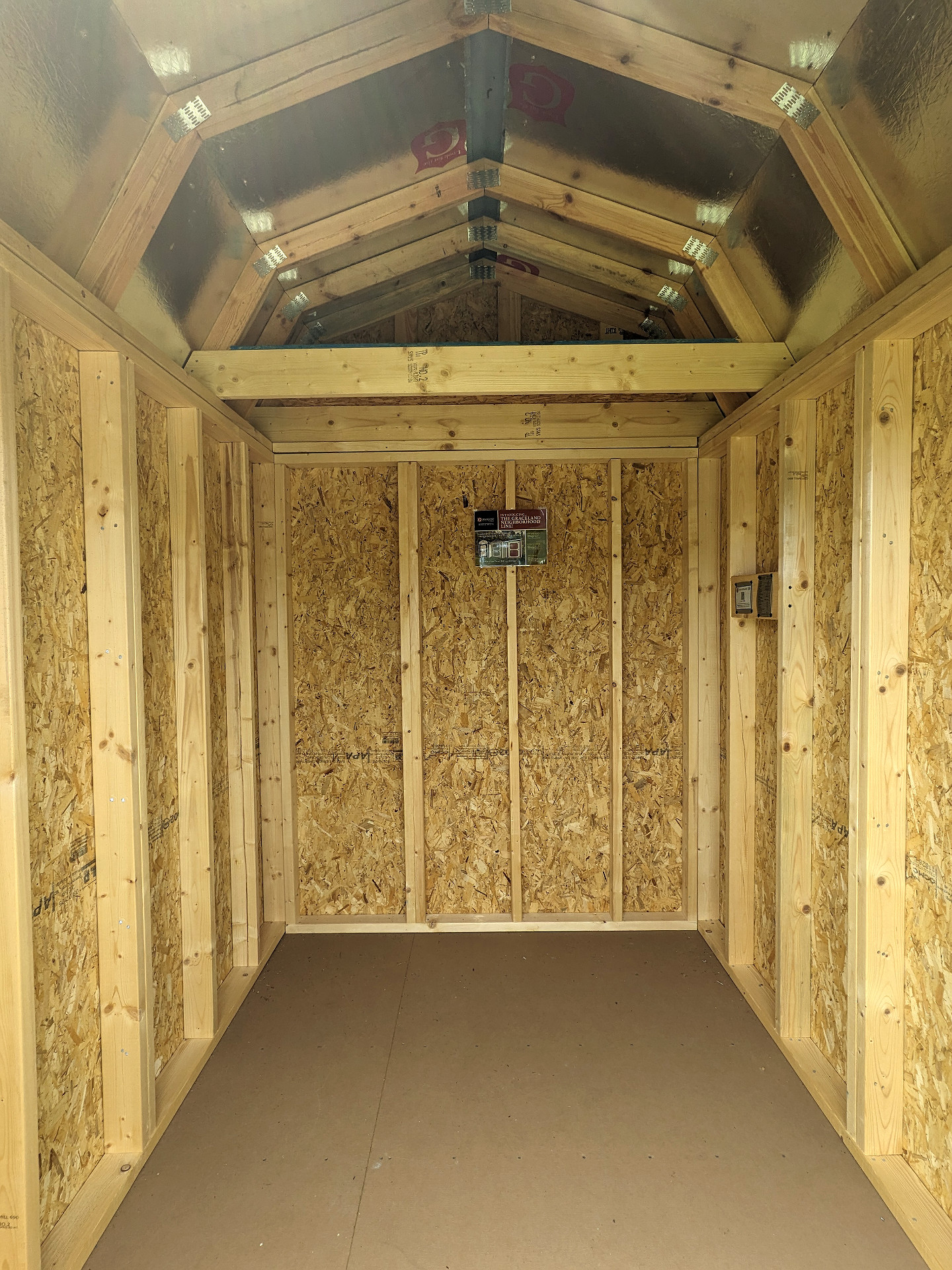 6x8 Lofted Barn at Graceland Storage Sheds and Buildings of Kingsland