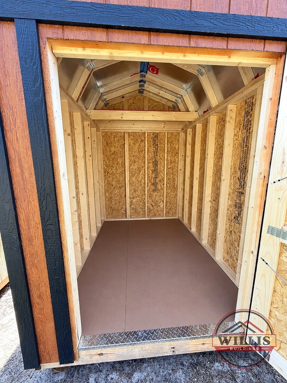 6x8 Lofted Barn at Willis Buildings