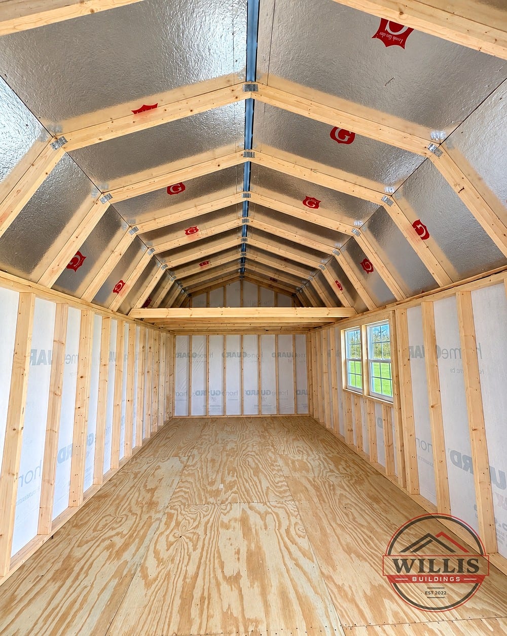 12x40 Lofted Barn at Willis Buildings
