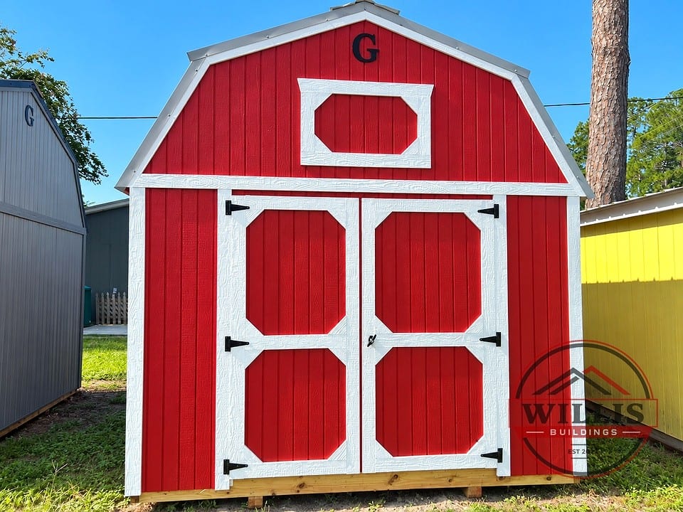 10x16 Lofted Barn at Willis Buildings