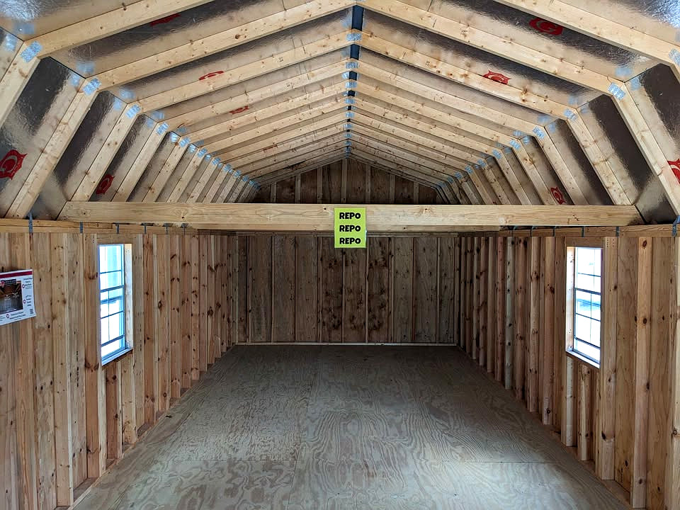 14x36 Lofted Barn Cabin at Graceland Storage Sheds and Buildings of Kingsland
