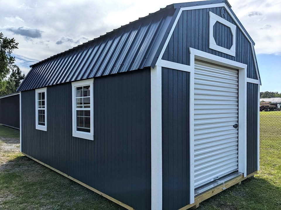12x20 Lofted Barn Garage at Graceland Storage Sheds and Buildings of Kingsland