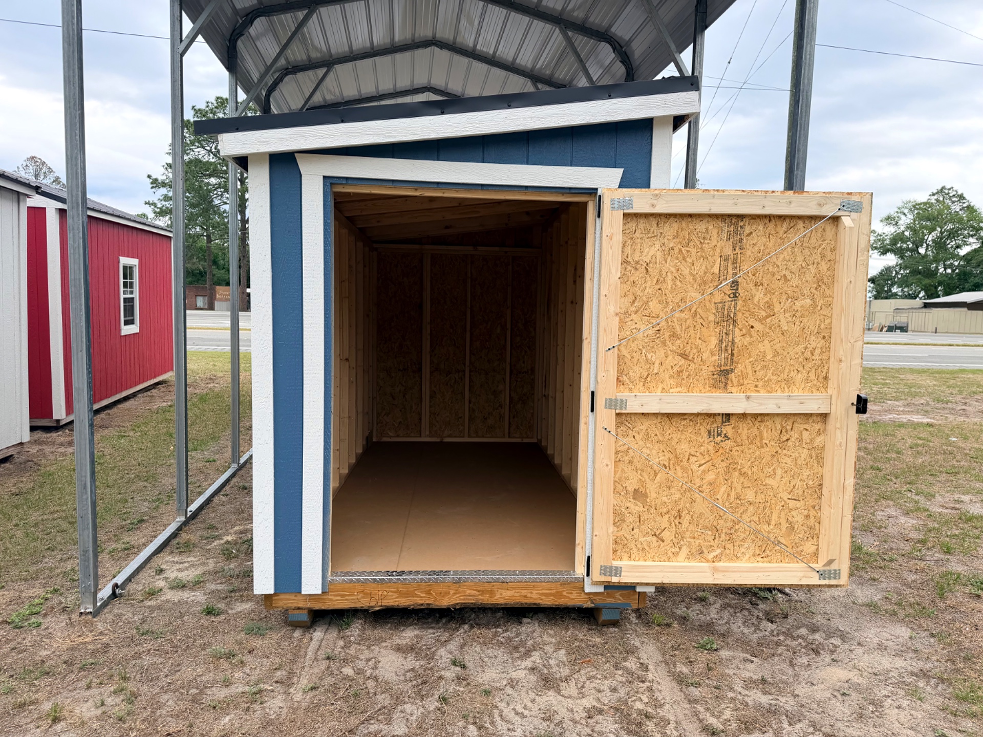 6x12 Mini Shed at Moultrie Lot- Willis Buildings