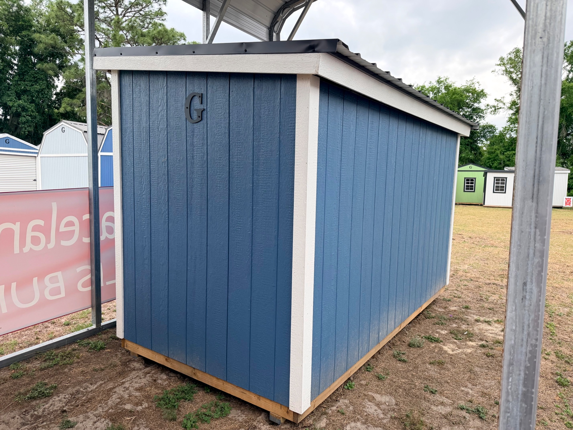 6x12 Mini Shed at Moultrie Lot- Willis Buildings