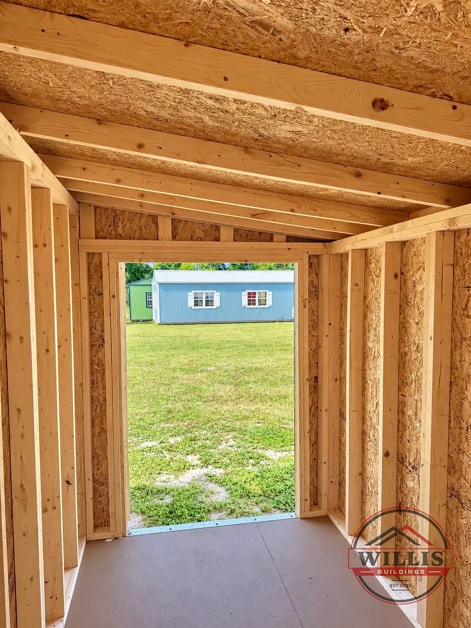 6x12 Mini Shed at Willis Buildings