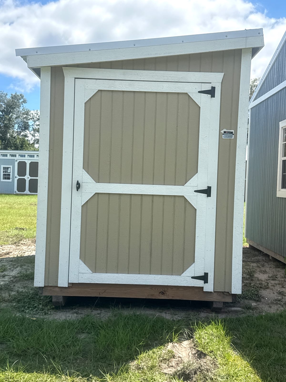 6x12 Mini Shed at Moultrie Lot- Willis Buildings