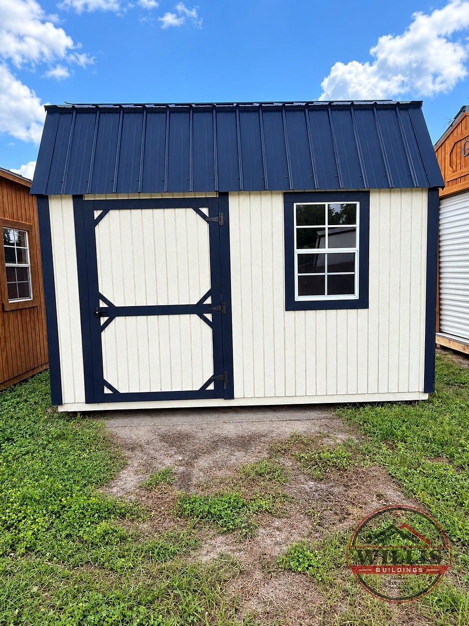 8x12 Side Lofted Barn at Willis Buildings