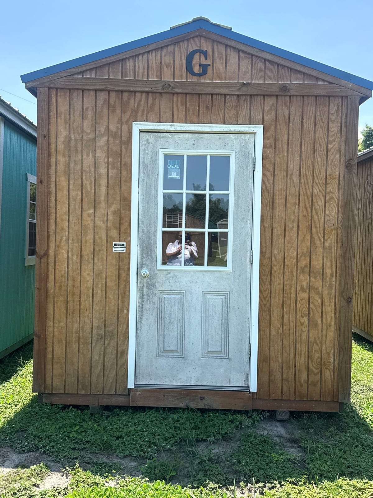 8x12 Utility Shed at Moultrie Lot- Willis Buildings