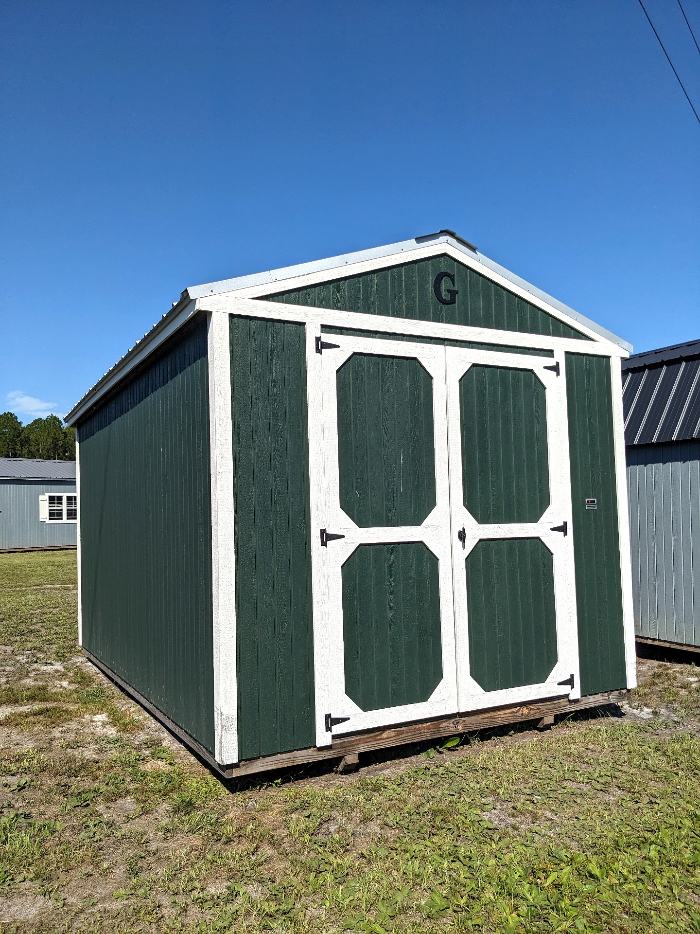 10x16 Utility Shed at Graceland Storage Sheds and Buildings of Kingsland