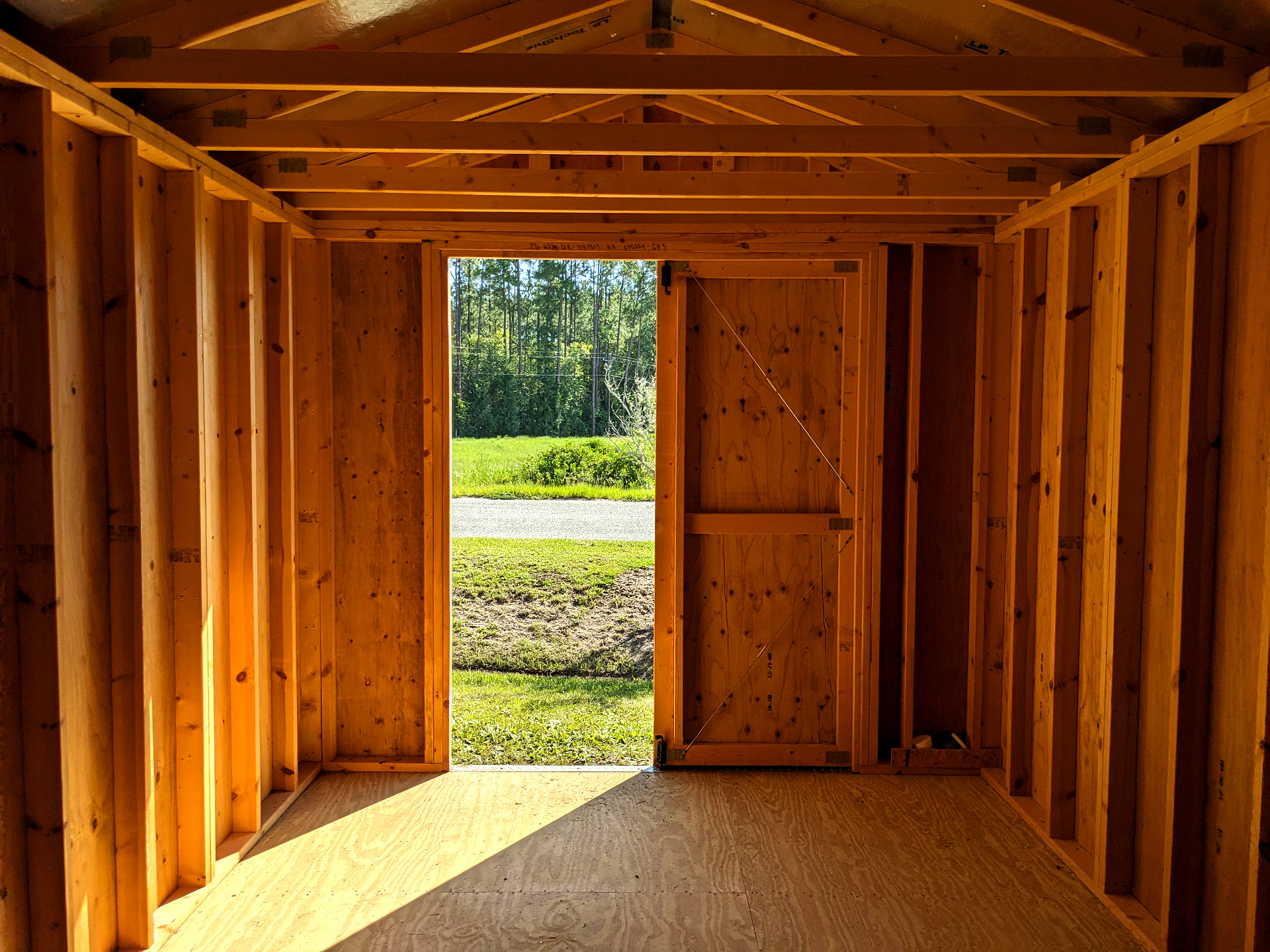 10x16 Utility Shed at Graceland Storage Sheds and Buildings of Kingsland