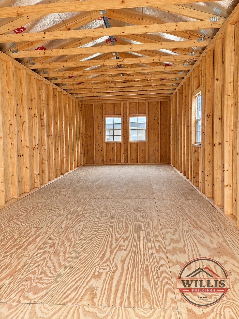 12x28 Utility Shed at Moultrie Lot- Willis Buildings