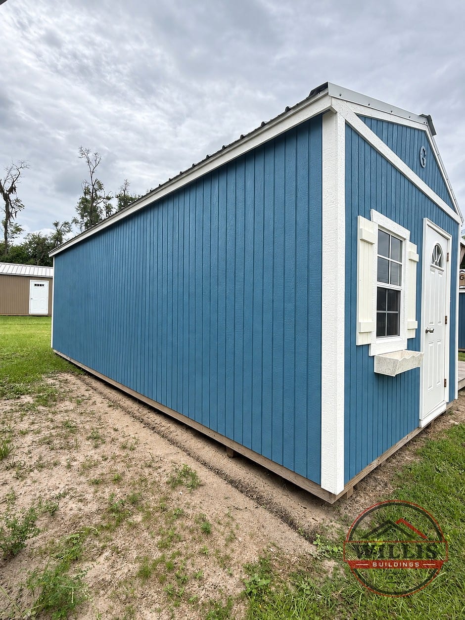 12x28 Utility Shed at Moultrie Lot- Willis Buildings