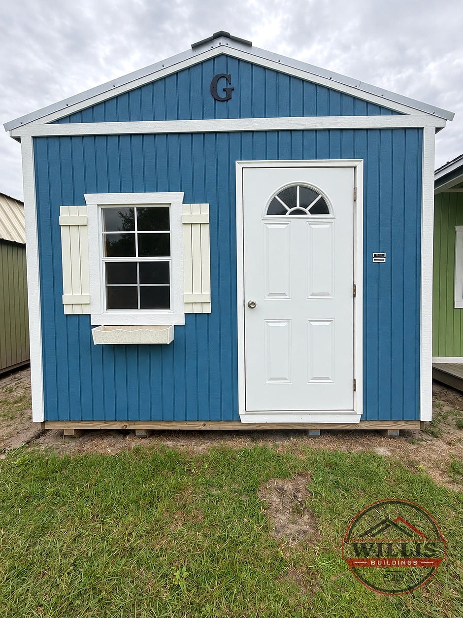 12x28 Utility Shed at Moultrie Lot- Willis Buildings