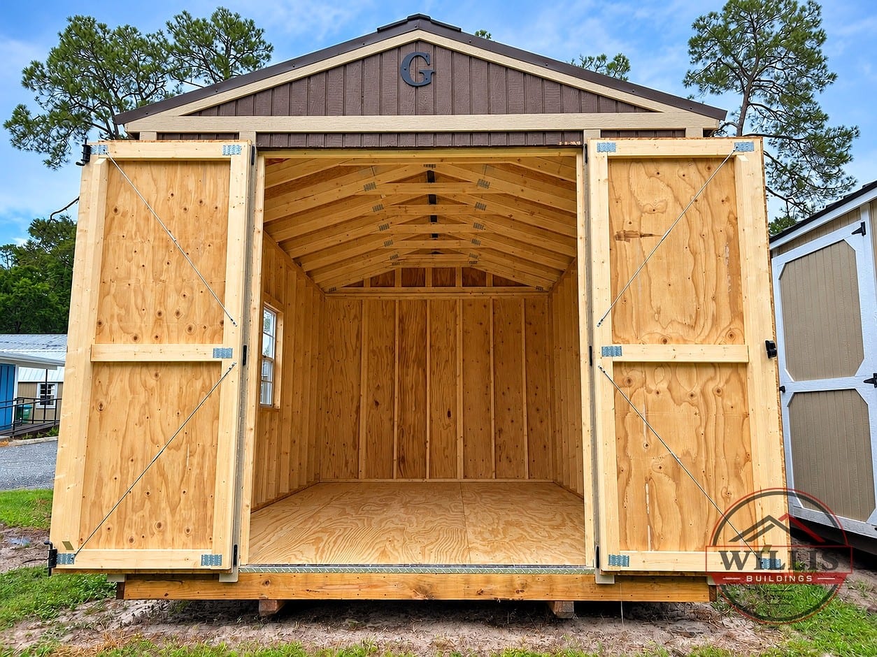 10x16 Utility Shed at Willis Buildings