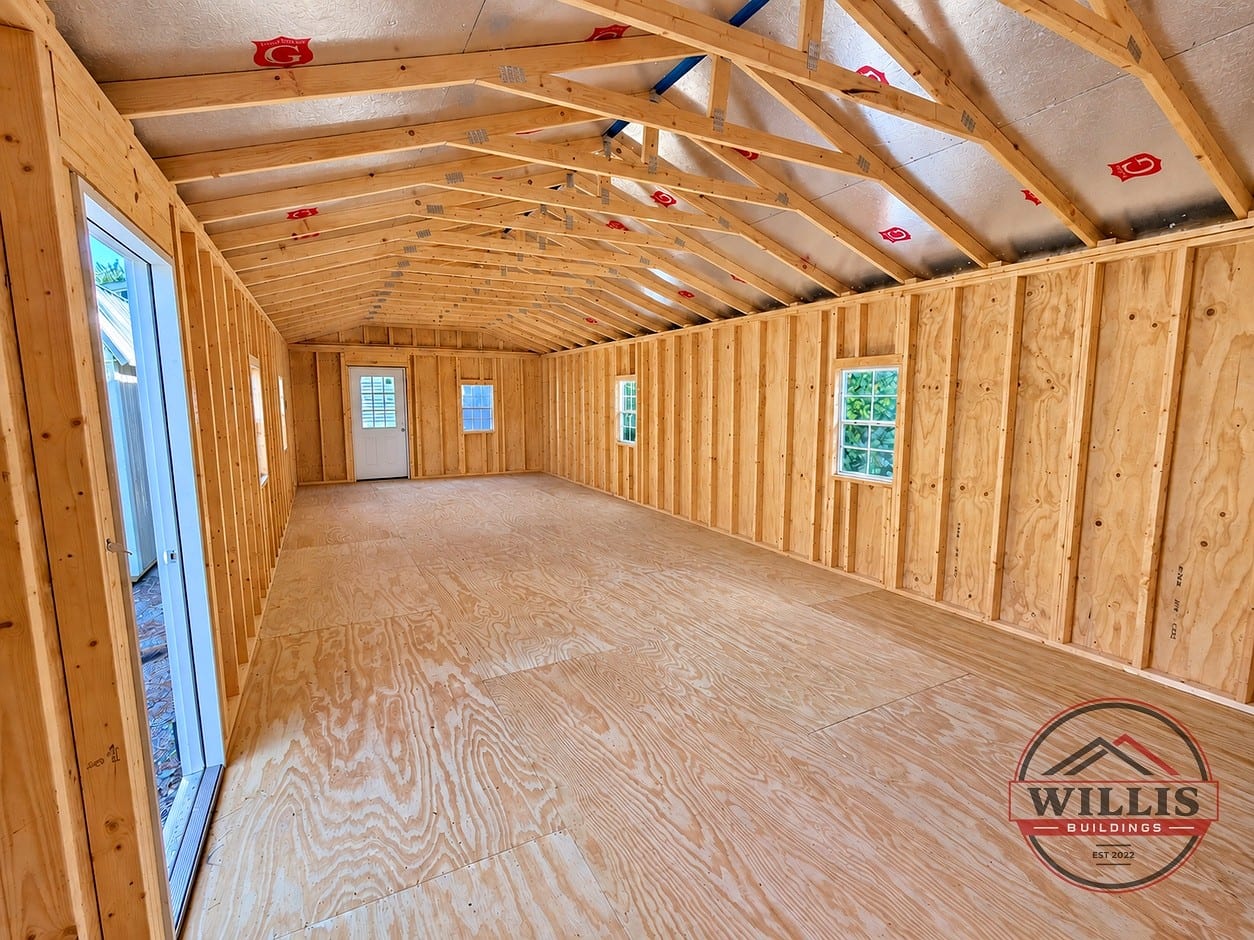 16x40 Utility Shed at Willis Buildings
