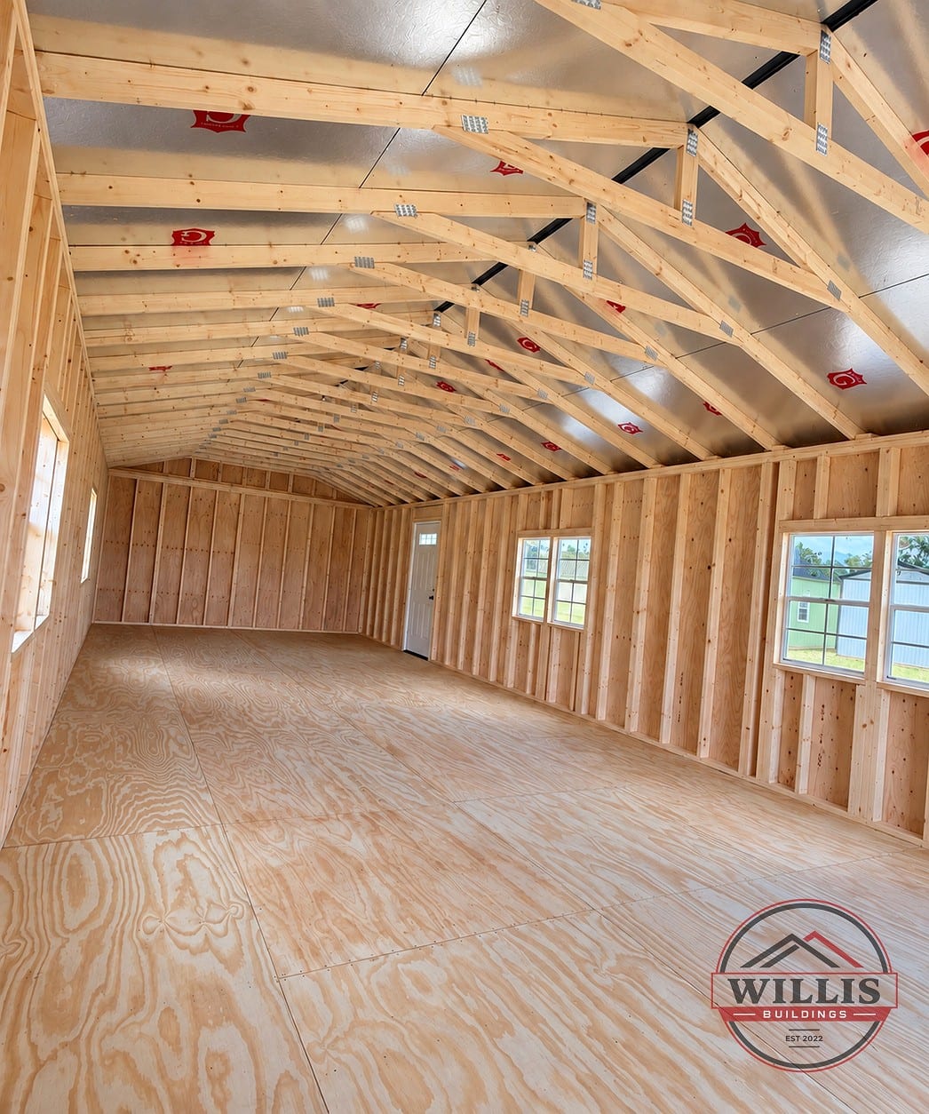 16x40 Utility Shed at Willis Buildings