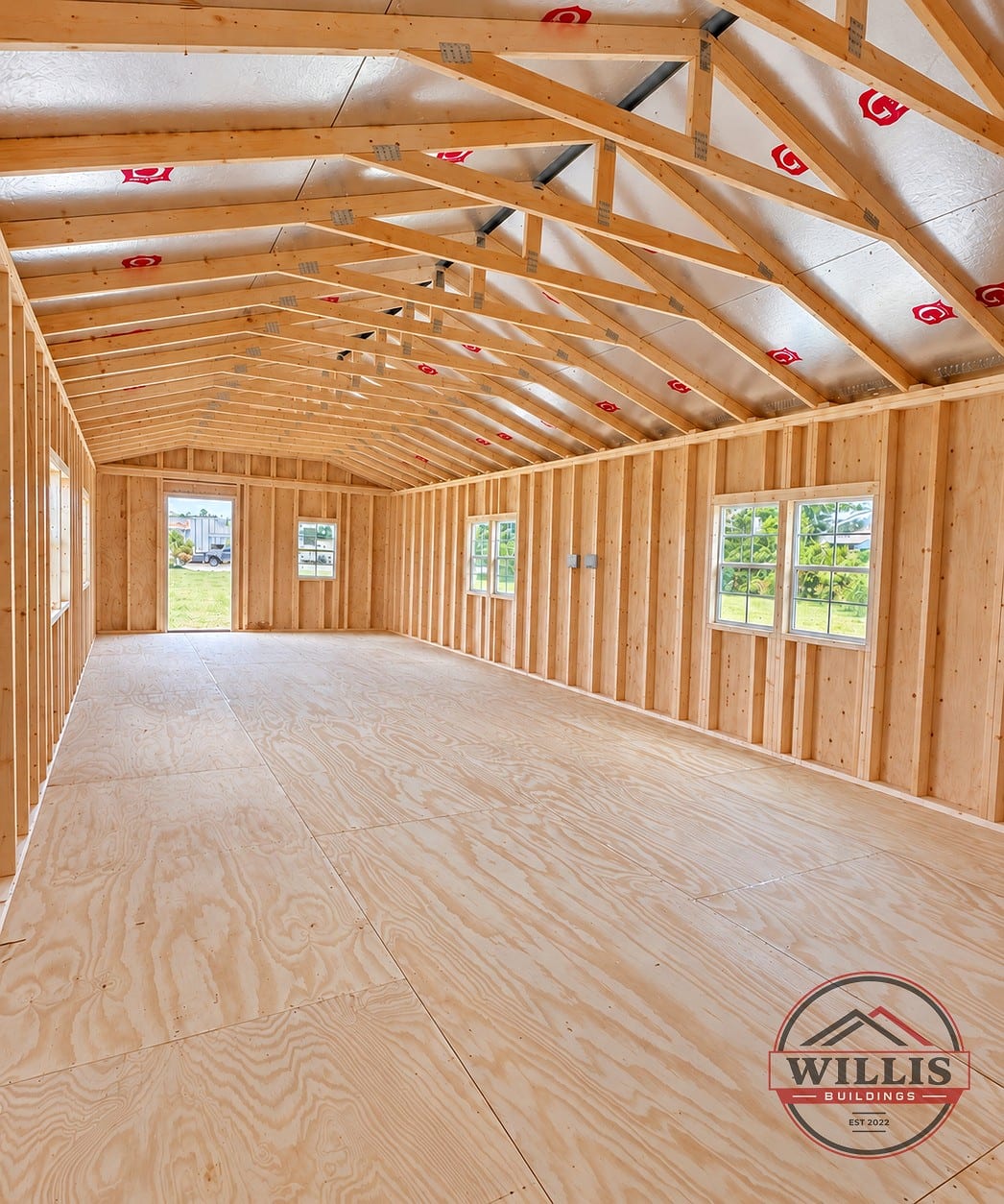 16x40 Utility Shed at Willis Buildings