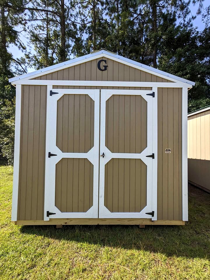 10x16 Utility Shed at Graceland Storage Sheds and Buildings of Kingsland