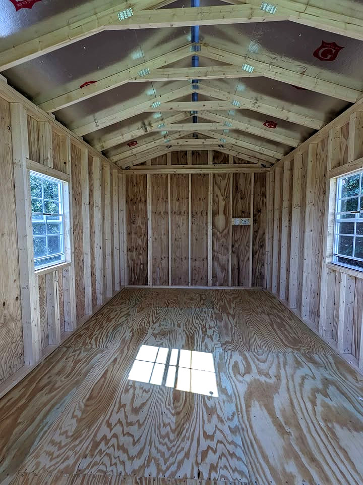 10x16 Utility Shed at Graceland Storage Sheds and Buildings of Kingsland