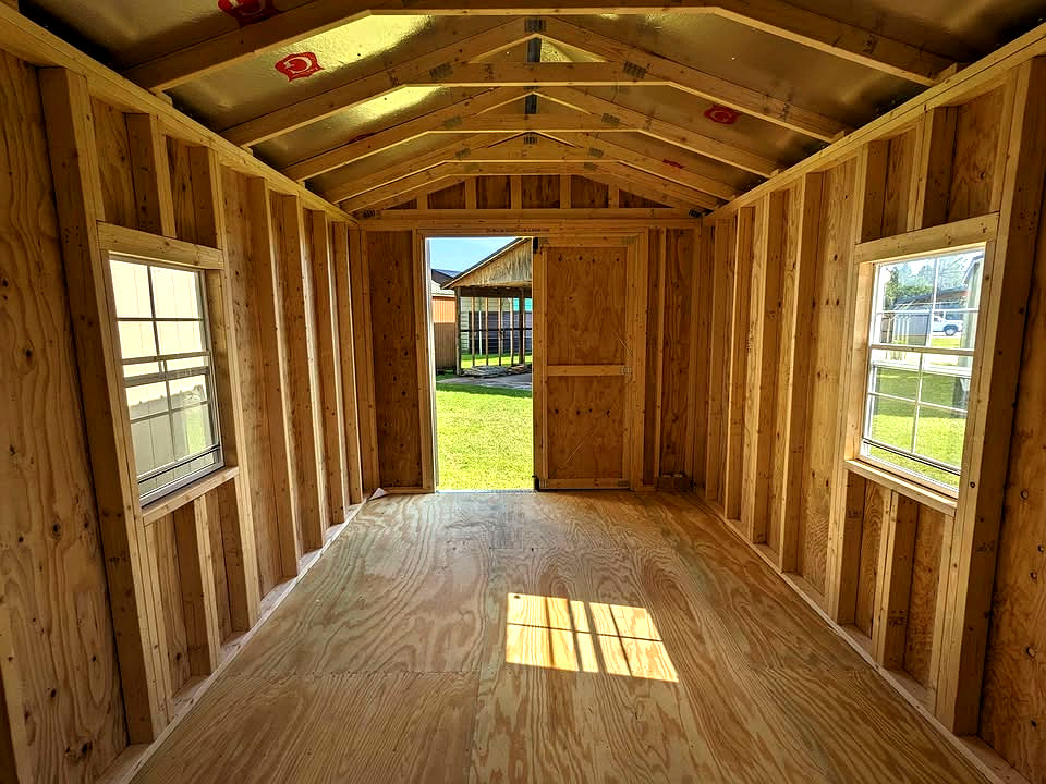 10x16 Utility Shed at Graceland Storage Sheds and Buildings of Kingsland
