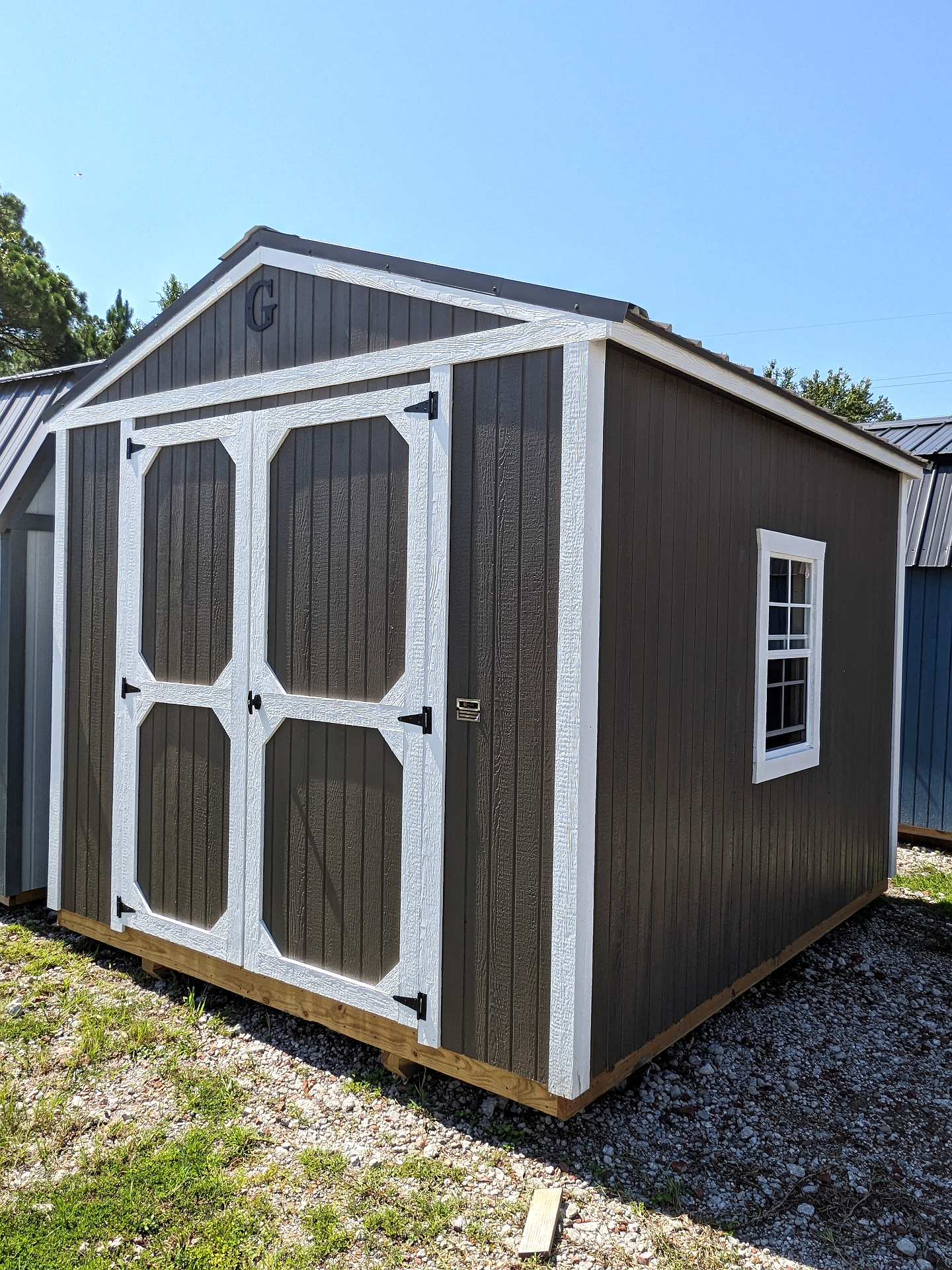 10x12 Utility Shed at Graceland Storage Sheds and Buildings of Kingsland