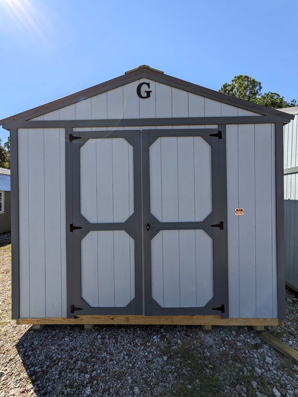 12x12 Utility Shed at Graceland Storage Sheds and Buildings of Kingsland