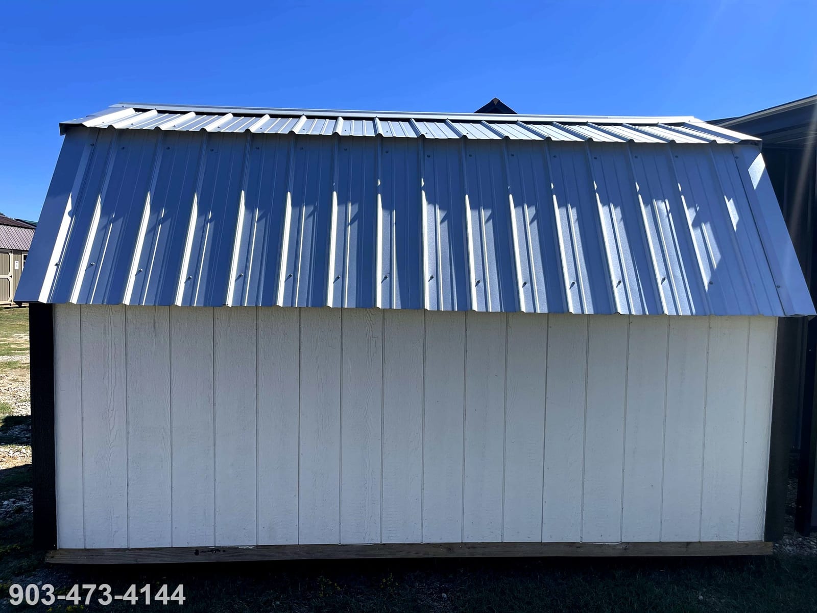 8x12 Barn at Tyler Lot- ETX Steel Tyler