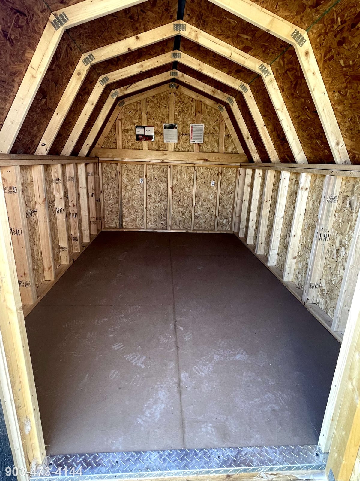 8x12 Barn at Tyler Lot- ETX Steel Tyler