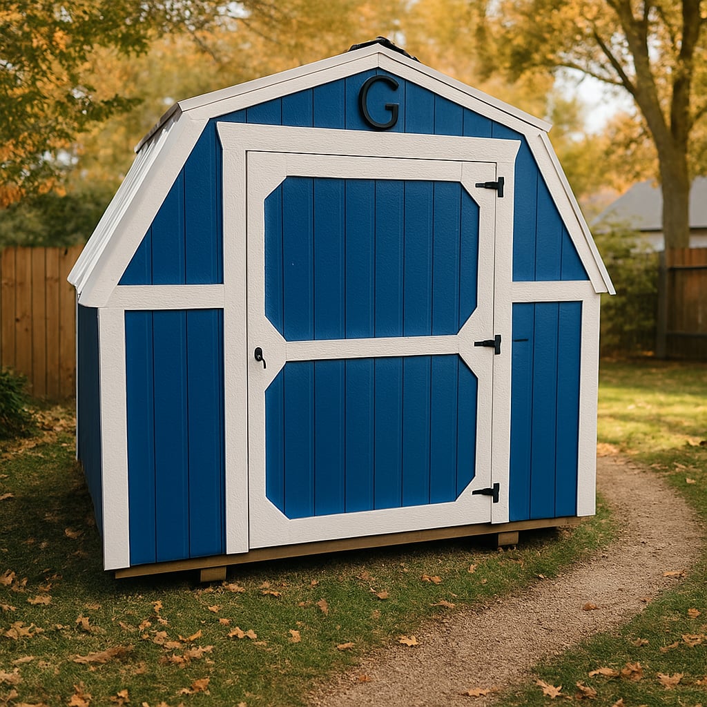 8x12 Barn at ACE Buildings - Graceland of Corpus Christi