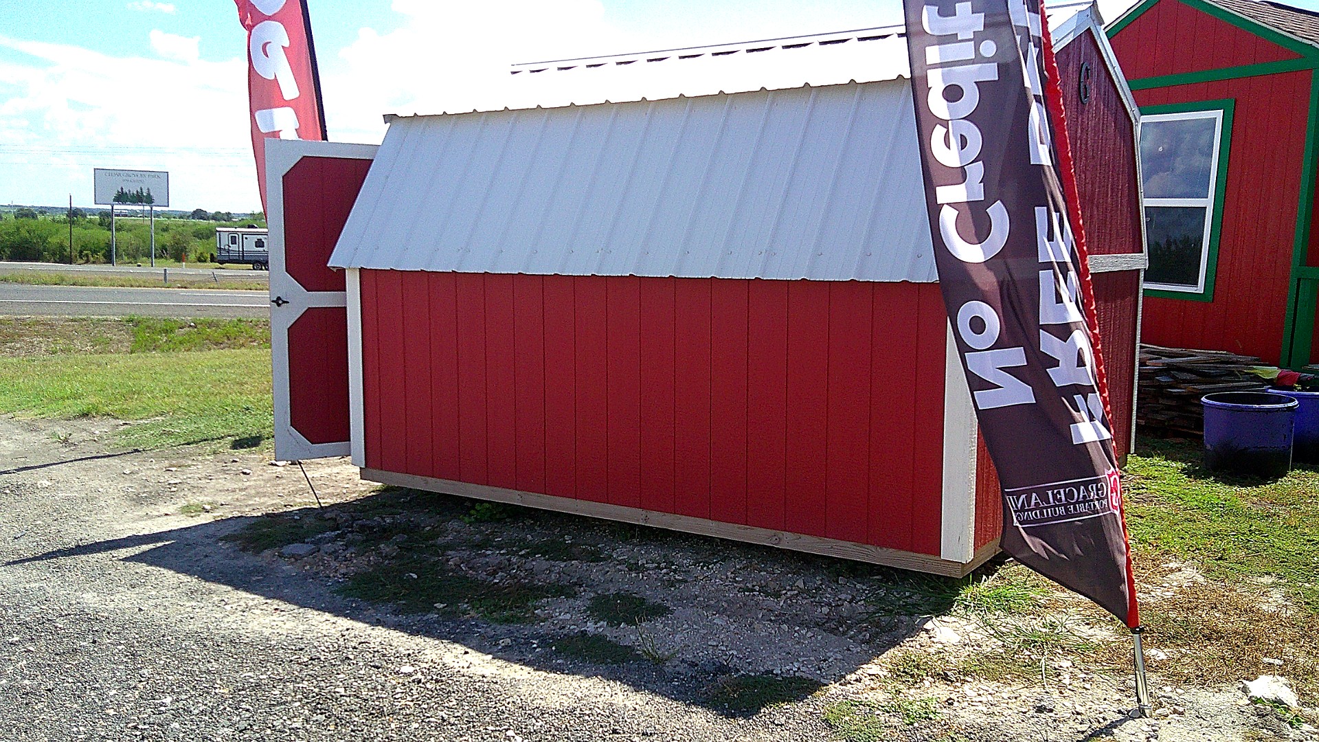 10x12 Barn at Hill  Top Sales