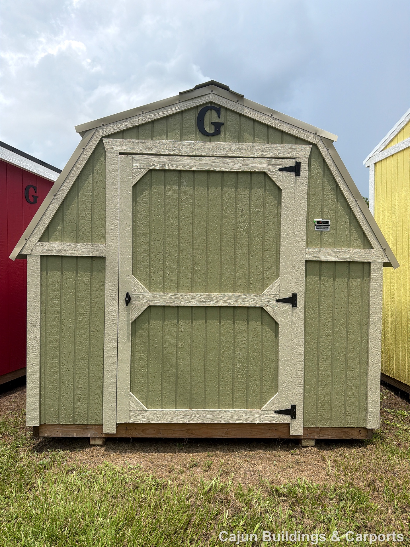 8x12 Barn at Cajun Buildings and Carports