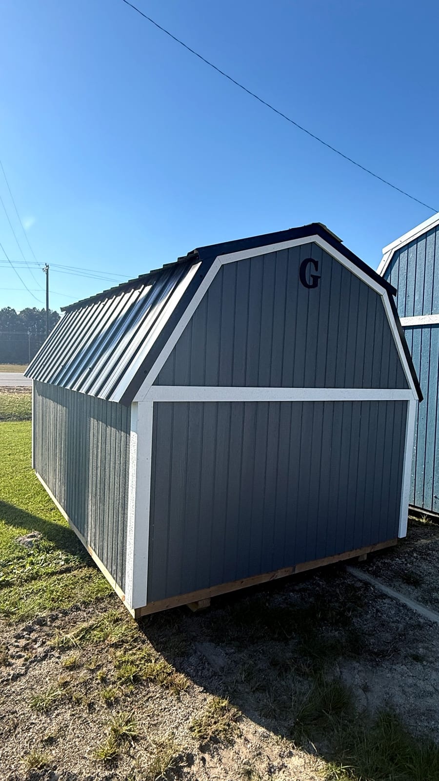 8x12 Barn at Alpha1 Storage Solutions