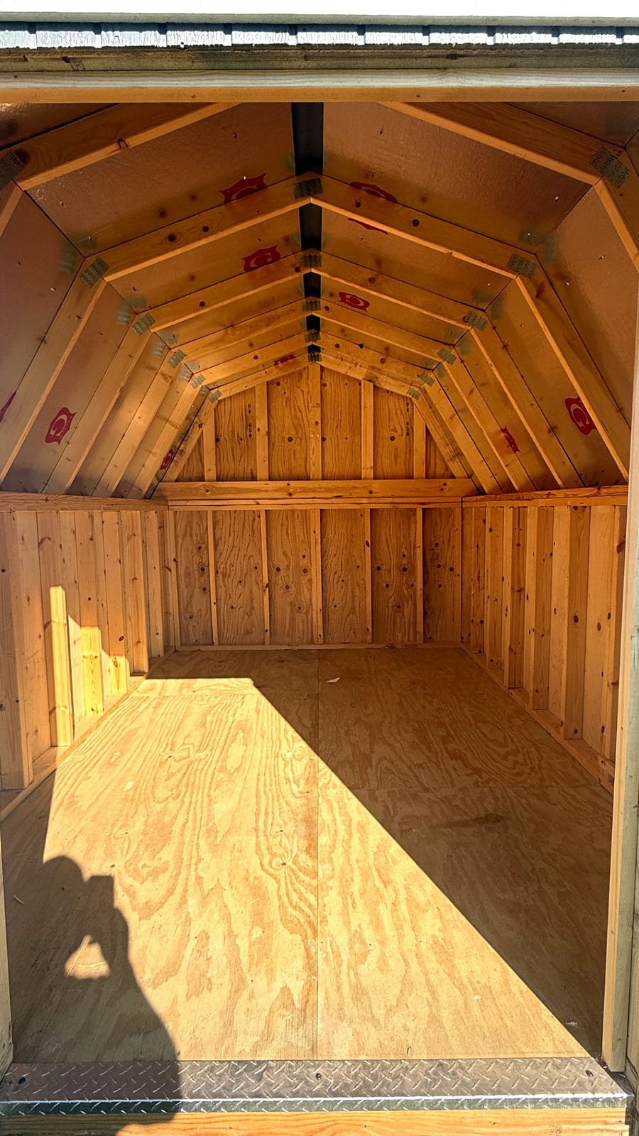 8x12 Barn at Alpha1 Storage Solutions