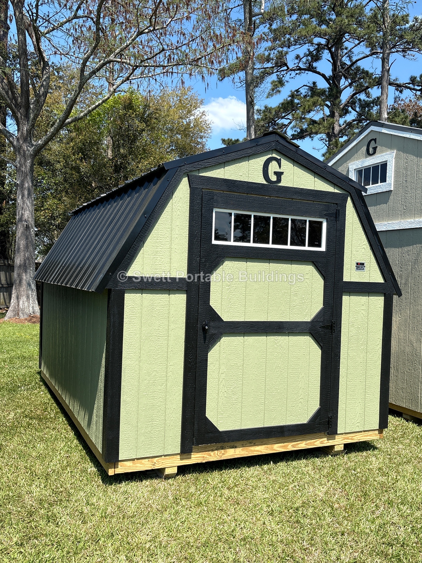 8x12 Barn at Swett Portable Buildings LLC