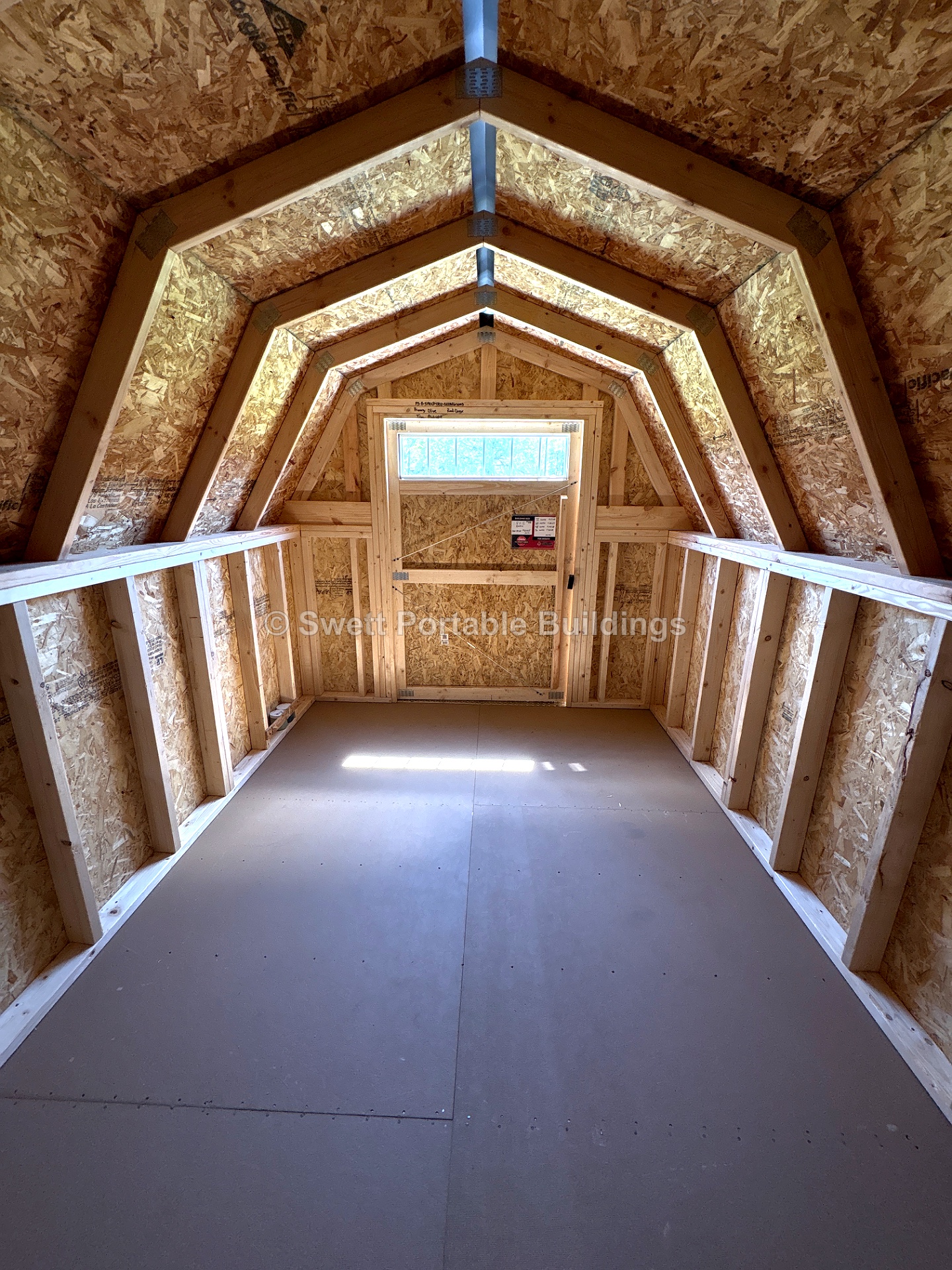8x12 Barn at Swett Portable Buildings LLC