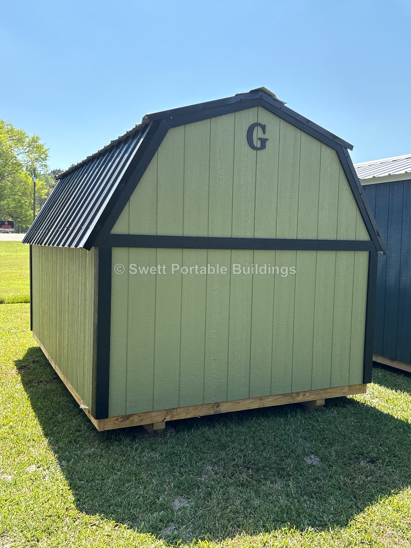 8x12 Barn at Swett Portable Buildings LLC