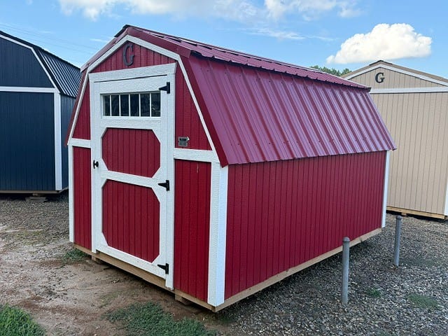 8x12 Barn at Graceland Portable Buildings of the Carolinas / Dixie Motors, LLC