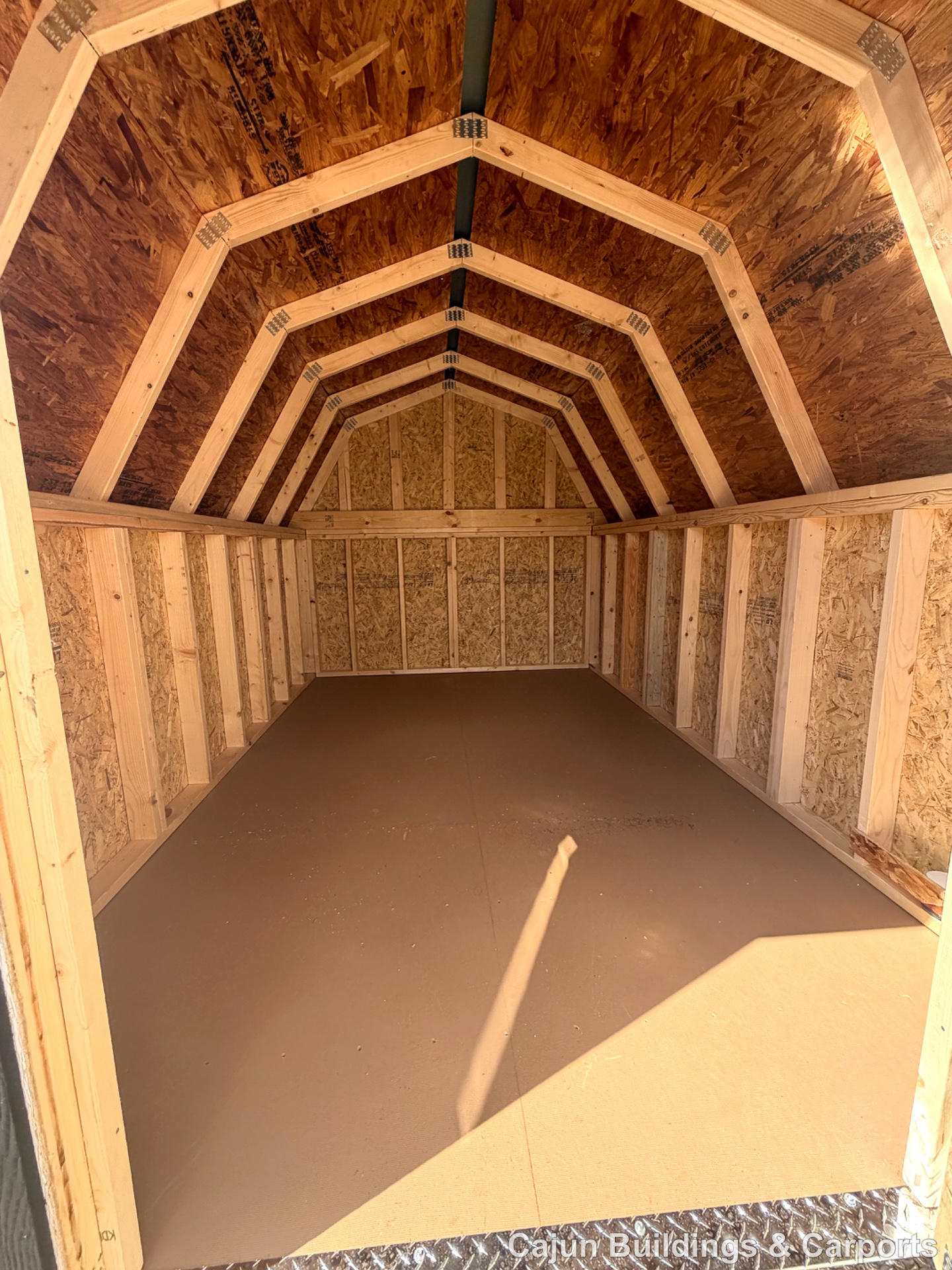 8x12 Barn at Cajun Buildings and Carports