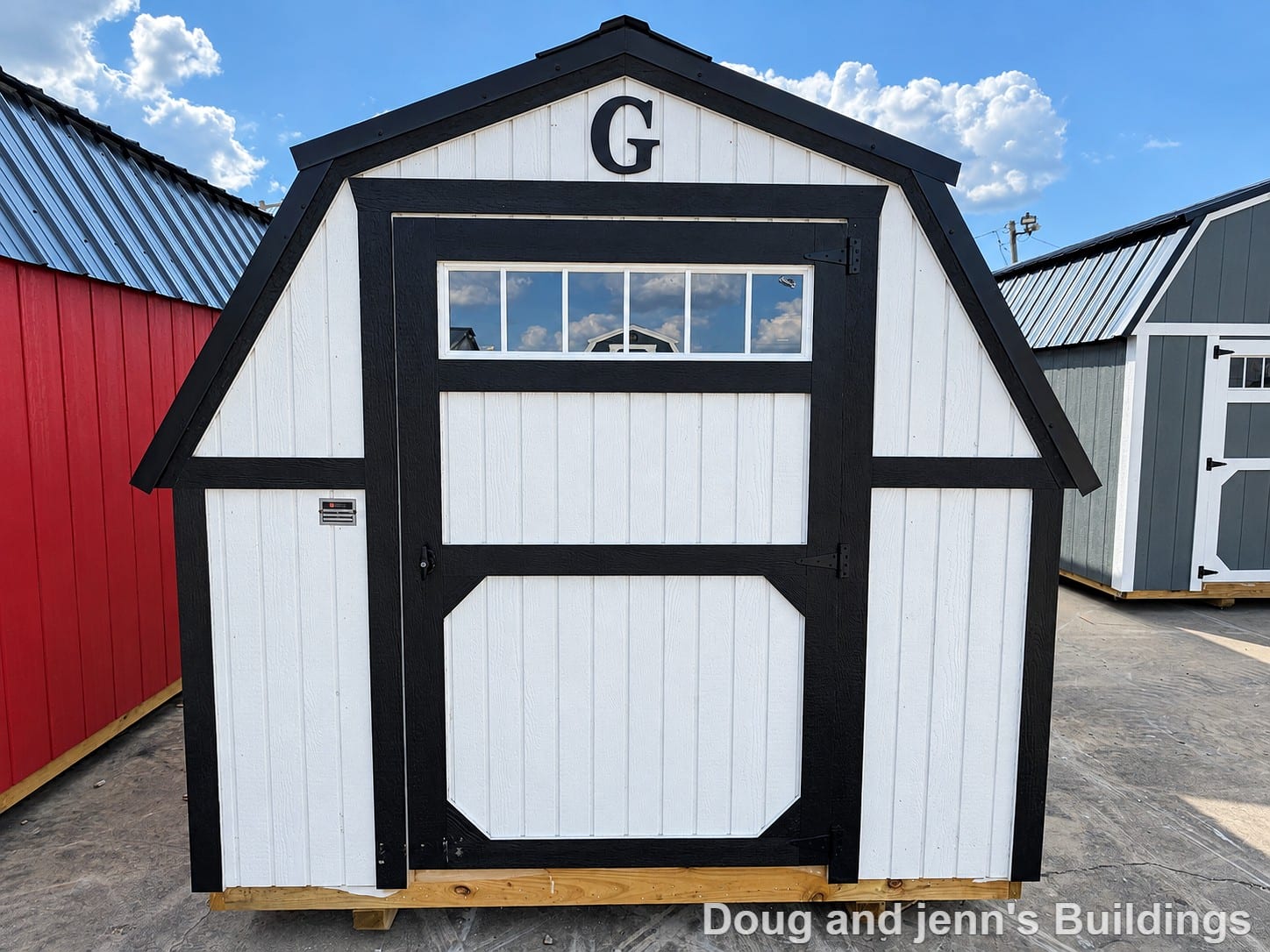 8x12 Barn at Doug and Jenn's Buildings